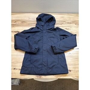 Oakley Hooded Snowboard Coat Jacket Mens Size Medium Regular Fit Full Zip Black